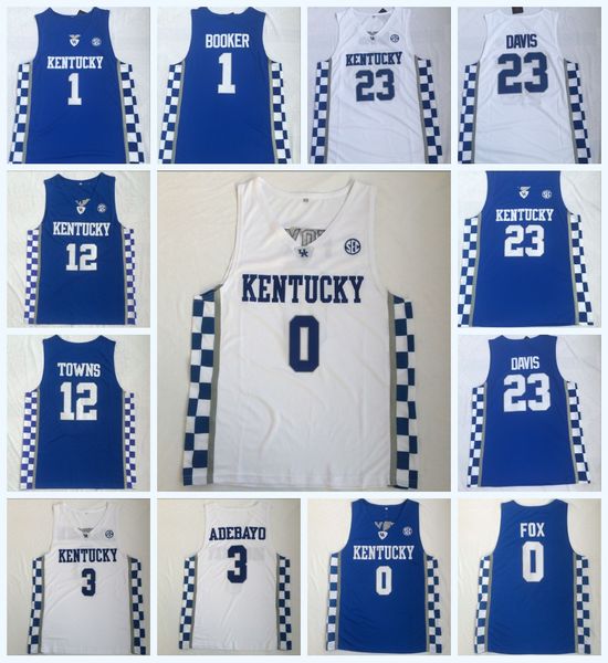 NCAA Kentucky Wildcats College 0 FOX 3 ADEBAYO12 TOWNS 23 ANTHONY DAVIS 1 DEVIS 100% Stitched College Basketball Jerseys S-3XL Fast Shipping
NCAA Kentucky Wildcats College 0 FOX 3 ADEBAYO12 TOWNS 23 ANTHONY DAVIS 1 DEVIS 100% Stitched College Basketball Jerseys S-3XL Fast Shipping