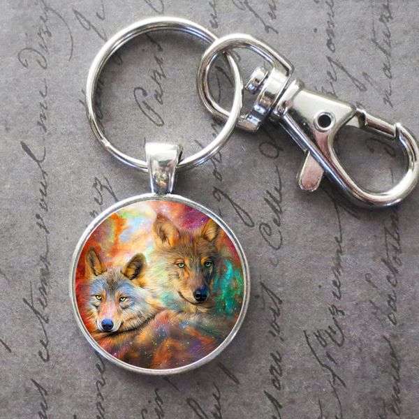art wolf key ring key chain buckle glass crystal pendant birthday festival anniversary gift jewelry accessories, Slivery;golden
art wolf key ring key chain buckle glass crystal pendant birthday festival anniversary gift jewelry accessories, Slivery;golden