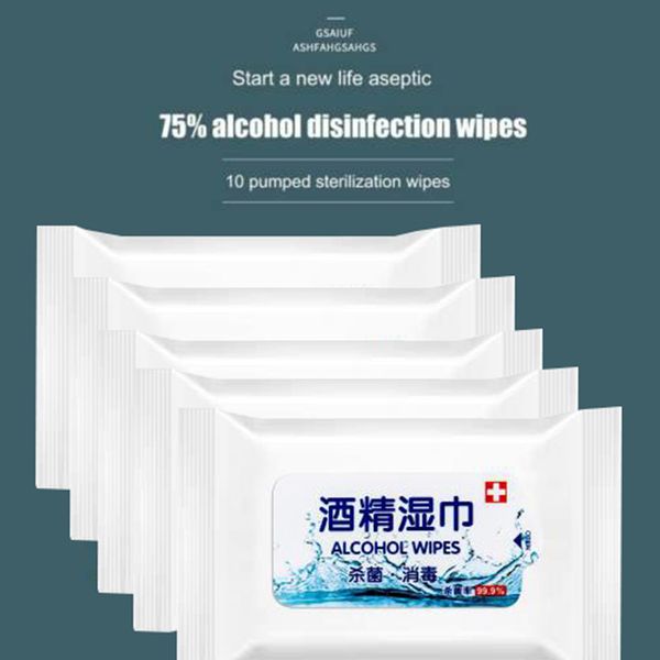 5 pcs 10sheets/pack 75% alcohol wet wipes antiseptic cleaning disinfectant wet wipes
5 pcs 10sheets/pack 75% alcohol wet wipes antiseptic cleaning disinfectant wet wipes