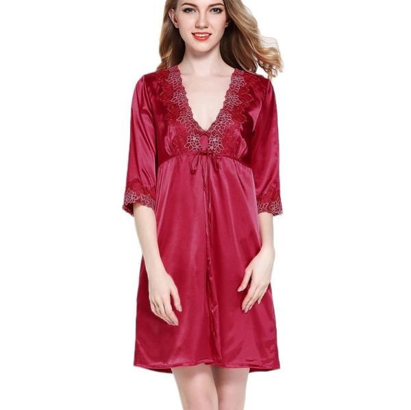women's sleepwear women pajamas for charming spring/summer underwear v-collar robe lingerie sling nightgown nice pijama seda mujer, Black;red
women's sleepwear women pajamas for charming spring/summer underwear v-collar robe lingerie sling nightgown nice pijama seda mujer, Black;red