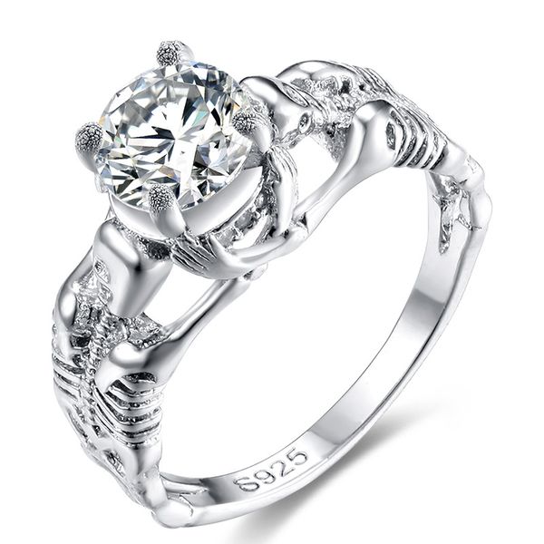 new style ghost evil skull skeleton hand zircon ring personality trend neutral halloween decorative ring fashion women's party, Golden;silver
new style ghost evil skull skeleton hand zircon ring personality trend neutral halloween decorative ring fashion women's party, Golden;silver