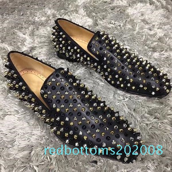 2019 elegant designer wedding party spikes red bottom loafers shoes shiny mocassin business casual oxford walking shoes 38-46 rr08, Black
2019 elegant designer wedding party spikes red bottom loafers shoes shiny mocassin business casual oxford walking shoes 38-46 rr08, Black