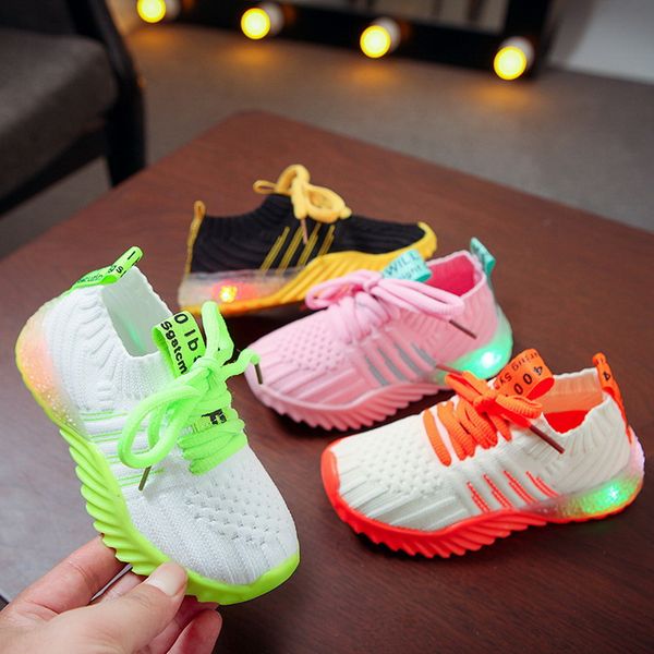 kids led luminous glowing shoes boys girls casual sneakers children breathable fashion sport kids sneakers spring autumn shoes, Black
kids led luminous glowing shoes boys girls casual sneakers children breathable fashion sport kids sneakers spring autumn shoes, Black