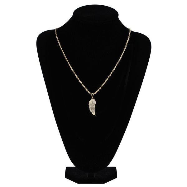 fashion-gold & white gold iced out cz zirconia lovers angel wing necklace twist chain hip hop feather wing rapper jewelry gifts for couples, Silver
fashion-gold & white gold iced out cz zirconia lovers angel wing necklace twist chain hip hop feather wing rapper jewelry gifts for couples, Silver