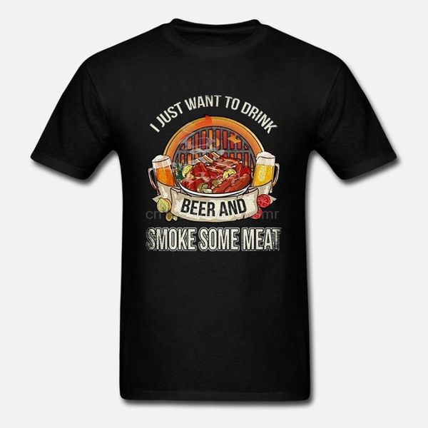 funny t shirts i just want to drink beer and smoke some meat men t-shirt, White;black
funny t shirts i just want to drink beer and smoke some meat men t-shirt, White;black