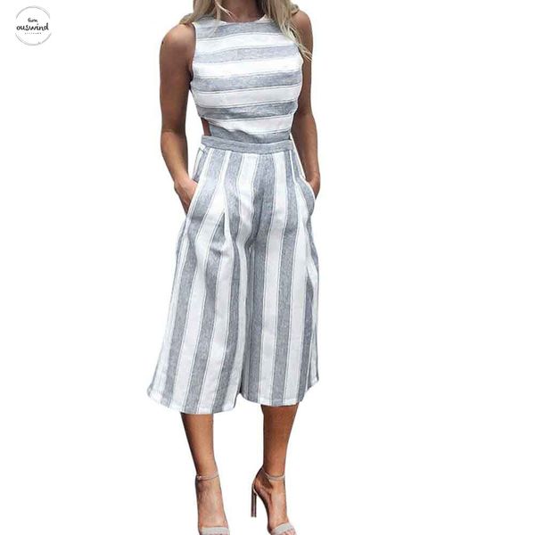 jumpsuits for women 2019 sleeveless striped jumpsuit casual clubwear femme wide legs overalls combinaison with n30, Black;white
jumpsuits for women 2019 sleeveless striped jumpsuit casual clubwear femme wide legs overalls combinaison with n30, Black;white