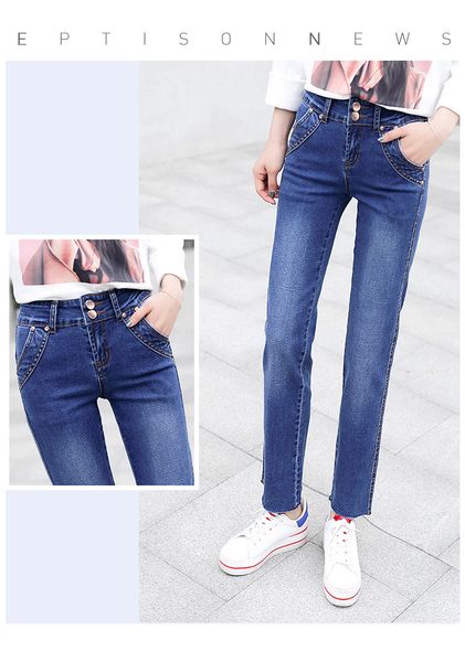 lake blue tall waist straight jeans new female spring han edition loose wide-legged straight canister
lake blue tall waist straight jeans new female spring han edition loose wide-legged straight canister
