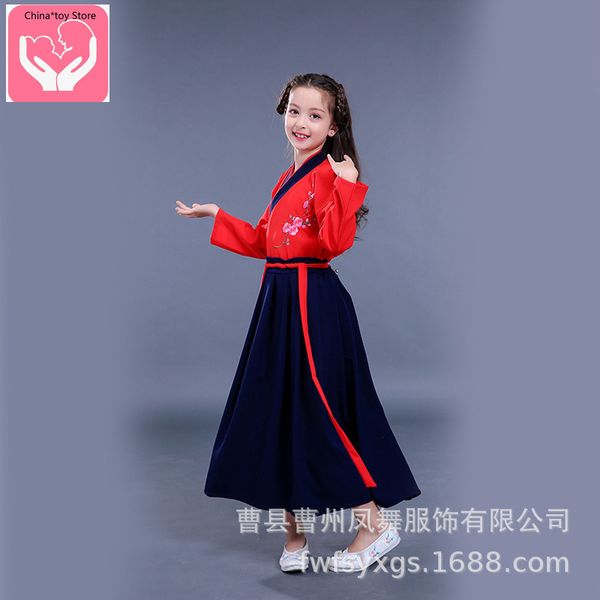 children chinese clothing skirt girls immortal chinese-style improved hanbok small nunnery han dynasty formal dress, White
children chinese clothing skirt girls immortal chinese-style improved hanbok small nunnery han dynasty formal dress, White