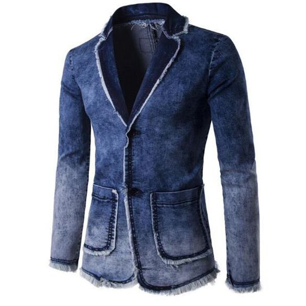 2017 blazer men casual fashion cotton vintage suit jacket male blue coat denim jacket large size jeans, White;black
2017 blazer men casual fashion cotton vintage suit jacket male blue coat denim jacket large size jeans, White;black