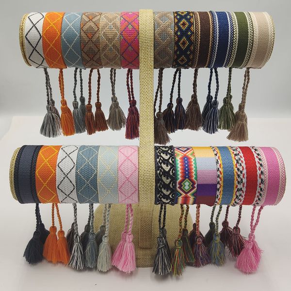 fashion fabric bracelet women cotton letter signature friendship bracelet woven bangle tassel lace-up 10 pcs, Golden;silver
fashion fabric bracelet women cotton letter signature friendship bracelet woven bangle tassel lace-up 10 pcs, Golden;silver