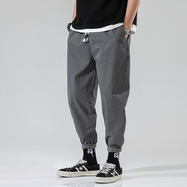 spring summer clothe men casual harem pants trousers male solid color jogger pants black gray brand men hip hop streetwear
spring summer clothe men casual harem pants trousers male solid color jogger pants black gray brand men hip hop streetwear