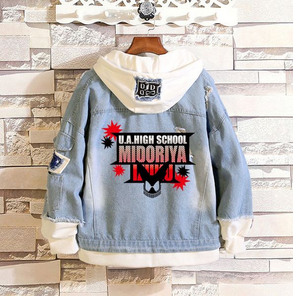 new stitched denim jacket hoodies second stunned frozen green valley jacket men women couples denim clothes, Black;brown
new stitched denim jacket hoodies second stunned frozen green valley jacket men women couples denim clothes, Black;brown