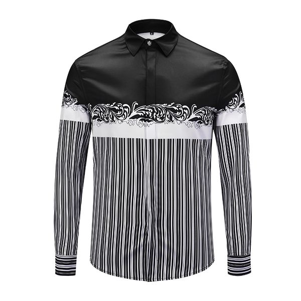 ximiwua new arrival men shirts striped shirt long sleeve casual chemise hc hawaiian shirt camisas para hombre, White;black
ximiwua new arrival men shirts striped shirt long sleeve casual chemise hc hawaiian shirt camisas para hombre, White;black