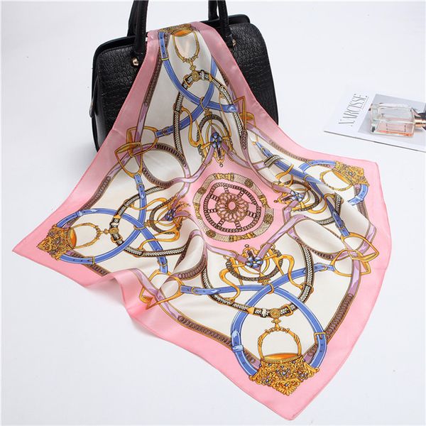 chic lady square neckerchief scarf 55*55cm women 100% silk kerchief wraps geometric square neck ladies scarves wraps gift, White
chic lady square neckerchief scarf 55*55cm women 100% silk kerchief wraps geometric square neck ladies scarves wraps gift, White