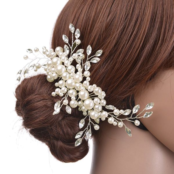 wedding hair accessories clips romantic crystal pearl flower hairpin rhinestone tiara bridal crown hair pins bride hair jewelry, White;golden
wedding hair accessories clips romantic crystal pearl flower hairpin rhinestone tiara bridal crown hair pins bride hair jewelry, White;golden