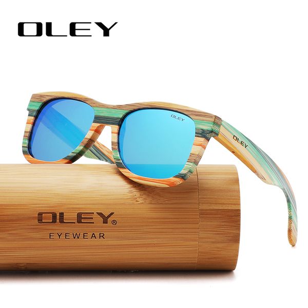 oley 2020 bamboo sunglasses men women polarized mirror full frame wood shades goggles handmade support custom y5915, Blue
oley 2020 bamboo sunglasses men women polarized mirror full frame wood shades goggles handmade support custom y5915, Blue