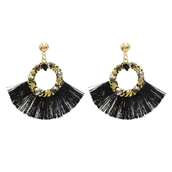new fashion 5 colors bohemian statement drop earrings rhinestone thread fringe earrings jewelry gift, Silver
new fashion 5 colors bohemian statement drop earrings rhinestone thread fringe earrings jewelry gift, Silver