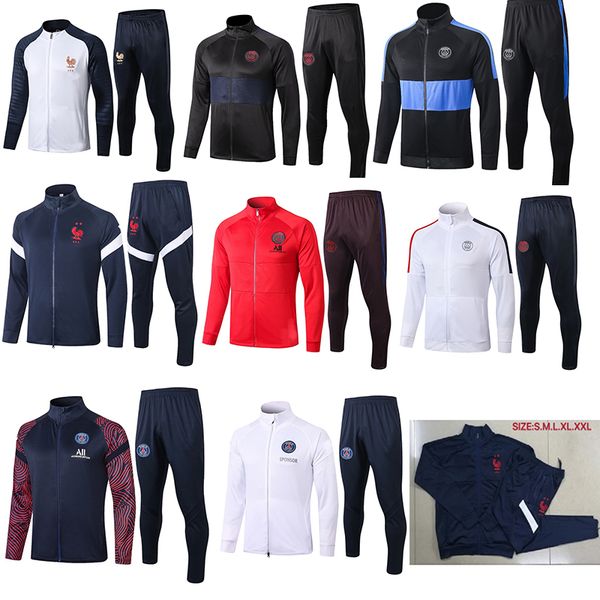 19 20 paris france tracksuit training suit long zipper long sleeve mbappe cavani maillot de foot paris men jacket set, Black
19 20 paris france tracksuit training suit long zipper long sleeve mbappe cavani maillot de foot paris men jacket set, Black