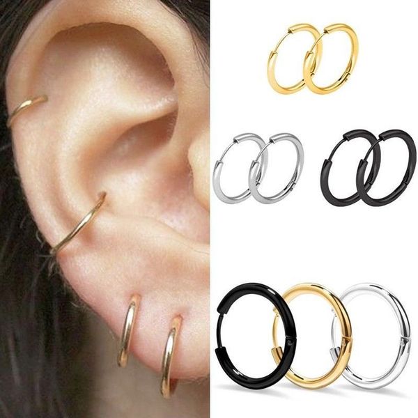 3 pair/set fashion women girl simple round circle small ear earring punk hip-hop earrings jewelry 3 size, Silver
3 pair/set fashion women girl simple round circle small ear earring punk hip-hop earrings jewelry 3 size, Silver