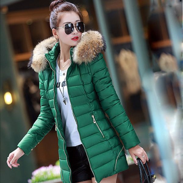 women's down & parkas wadded jacket thick cotton padded coats women european style hood faux fur long slim plus size 3xl lx30, Black
women's down & parkas wadded jacket thick cotton padded coats women european style hood faux fur long slim plus size 3xl lx30, Black