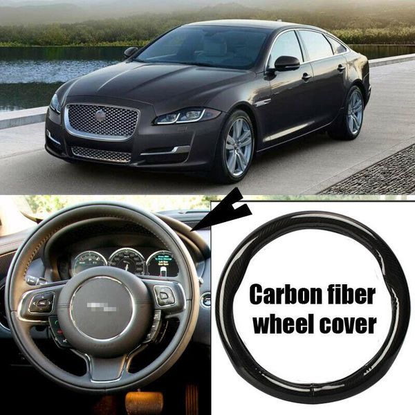 car-styling 38cm black carbon fiber pvc leather car steering wheel cover for jaguar xj
car-styling 38cm black carbon fiber pvc leather car steering wheel cover for jaguar xj