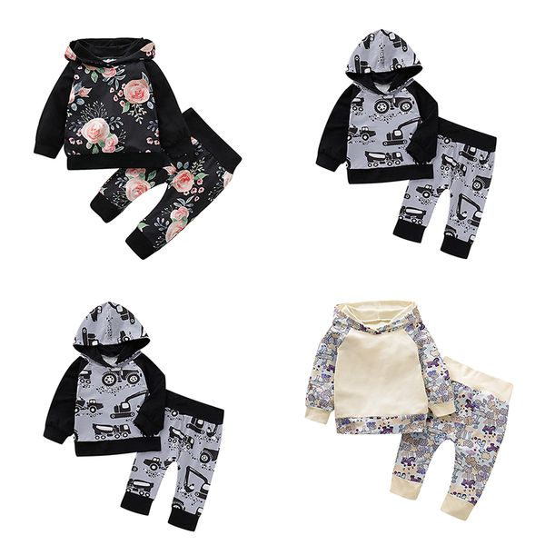 kids designer clothes girls boys outfits infant car print floral hoodie+pants 2pcs/set spring autumn baby clothing sets 3 styles c1889, White
kids designer clothes girls boys outfits infant car print floral hoodie+pants 2pcs/set spring autumn baby clothing sets 3 styles c1889, White
