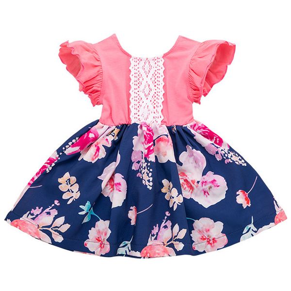 New Fashion Summer Toddler Baby Girls Fly Sleeve Ruffles Floral Print Lace Cute Dress Clothes Wholesale Free Ship Z4
New Fashion Summer Toddler Baby Girls Fly Sleeve Ruffles Floral Print Lace Cute Dress Clothes Wholesale Free Ship Z4