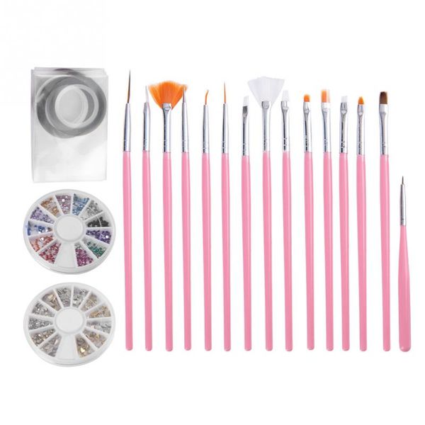 15pcs/set nail art pen brush set line drawing painting pen striping tape line manicure tools gel nail polish kit
15pcs/set nail art pen brush set line drawing painting pen striping tape line manicure tools gel nail polish kit