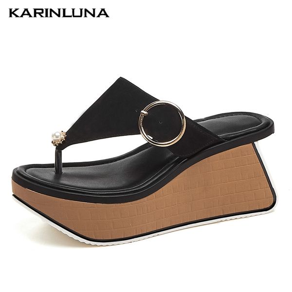 fashion flip flops sheepskin genuine leather shoes outdoor slippers woman 2019 high heels women's wedges shoes woman, Black
fashion flip flops sheepskin genuine leather shoes outdoor slippers woman 2019 high heels women's wedges shoes woman, Black