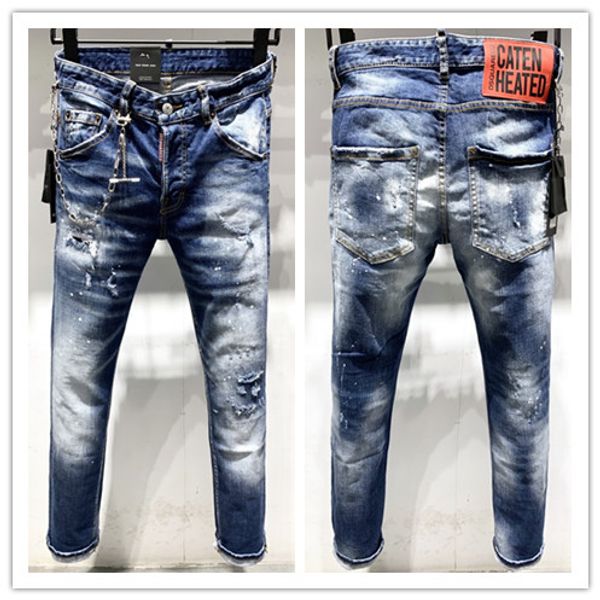 new men jeans fashion blue men holes jeans casual skinny motorcycle biker denim pants jeans hip hop long trousers size 44-54
new men jeans fashion blue men holes jeans casual skinny motorcycle biker denim pants jeans hip hop long trousers size 44-54
