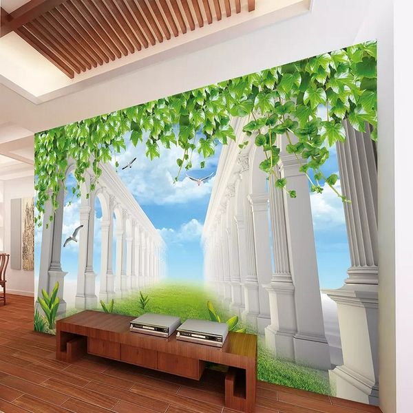 custom large mural 3d wallpaper european pillar leaf creative 3d space expands living room tv back wall decor deep 5d embossed
custom large mural 3d wallpaper european pillar leaf creative 3d space expands living room tv back wall decor deep 5d embossed