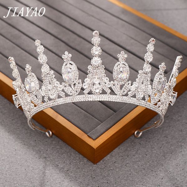 crystal zircon bridal hair accessories bridal tiara wedding crown crystal rhinestone crown wedding head jewelry queen diadem, Golden;white
crystal zircon bridal hair accessories bridal tiara wedding crown crystal rhinestone crown wedding head jewelry queen diadem, Golden;white