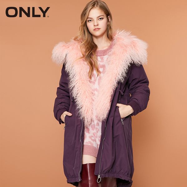 only winter women tibet sheep fur coat drawstring loose down jacket parka| 118312581, Tan;black
only winter women tibet sheep fur coat drawstring loose down jacket parka| 118312581, Tan;black