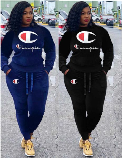 champions women fall winter clothes 2 piece set pleuche hoodies pants sports suit outwear leggings outfits tshirt bodysuits selling 1083, White
champions women fall winter clothes 2 piece set pleuche hoodies pants sports suit outwear leggings outfits tshirt bodysuits selling 1083, White