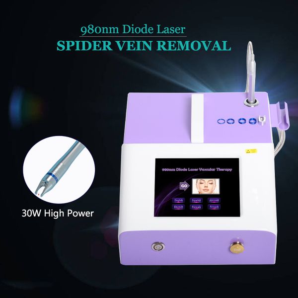 980nm laser therapy relieve red blood vessle remove vascular varicose veins spider vein removal facial redness treatment machine, Black
980nm laser therapy relieve red blood vessle remove vascular varicose veins spider vein removal facial redness treatment machine, Black