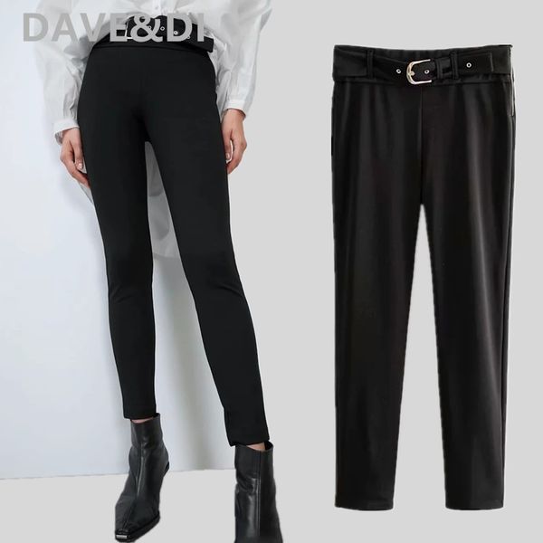 dave&di pants women solid black regular sashes straight none pantalones mujer pantalon femme trousers women, Black;white
dave&di pants women solid black regular sashes straight none pantalones mujer pantalon femme trousers women, Black;white