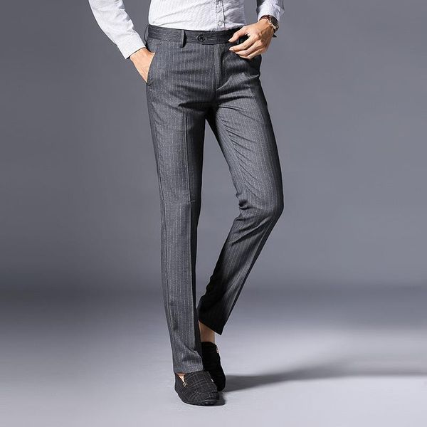 2019 men new business is qiu dong outfit striped trousers no-iron processing cotton suit pants straight work, Black
2019 men new business is qiu dong outfit striped trousers no-iron processing cotton suit pants straight work, Black