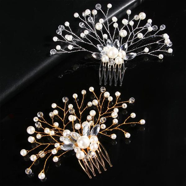 crown bride women pearl hair combs wedding hair accessories pin rhinestone tiara bridal clips crystal jewelry, Golden;white
crown bride women pearl hair combs wedding hair accessories pin rhinestone tiara bridal clips crystal jewelry, Golden;white