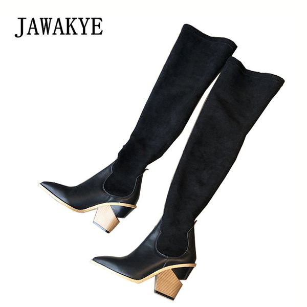 black genuine leather suede over the knee boots women wedges high heels winter shoes runway patchwork slim stretch long boots
black genuine leather suede over the knee boots women wedges high heels winter shoes runway patchwork slim stretch long boots