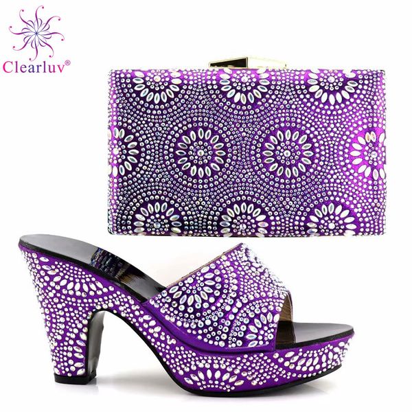 2019 new special design nigerian women shoes and bag to match in purple super high heel shoes and bag set for wedding, Black;white
2019 new special design nigerian women shoes and bag to match in purple super high heel shoes and bag set for wedding, Black;white