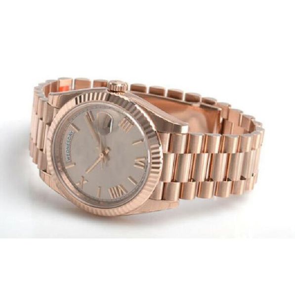 wholesale mens watches fashion automatic casual casual modern mens watches day date president 40mm gold roman dial watch, Slivery;brown
wholesale mens watches fashion automatic casual casual modern mens watches day date president 40mm gold roman dial watch, Slivery;brown