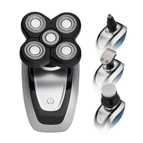4 in 1 floating 5 blade heads electric shaver for men bald head hair clipper trimmer shaving machine usb rechargeable 40#1015
4 in 1 floating 5 blade heads electric shaver for men bald head hair clipper trimmer shaving machine usb rechargeable 40#1015