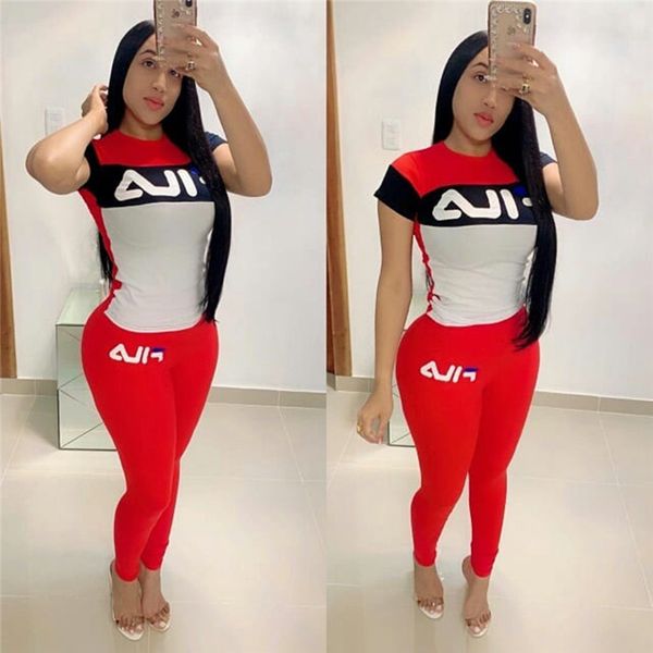 Women de igner brand ummer 2 piece et t hirt running gym luxury crew neck panelled pant bodycon legging print letter contra t color 603
Women de igner brand ummer 2 piece et t hirt running gym luxury crew neck panelled pant bodycon legging print letter contra t color 603