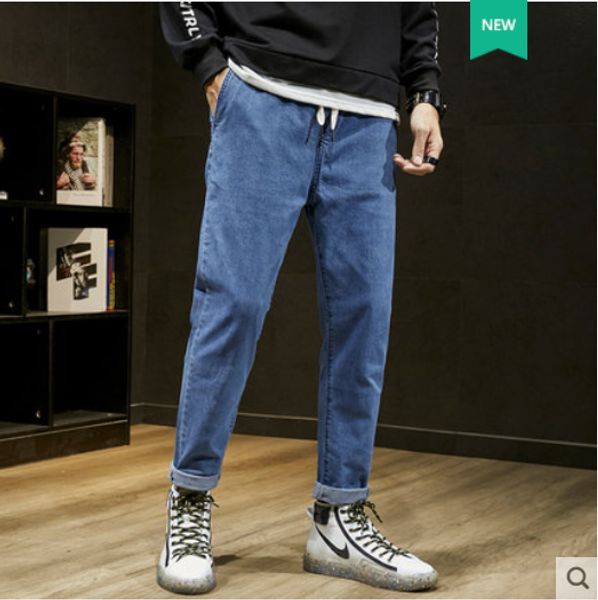 dark blue popular logo loose jeans men straight han edition tide trousers of youth day is a joker
dark blue popular logo loose jeans men straight han edition tide trousers of youth day is a joker