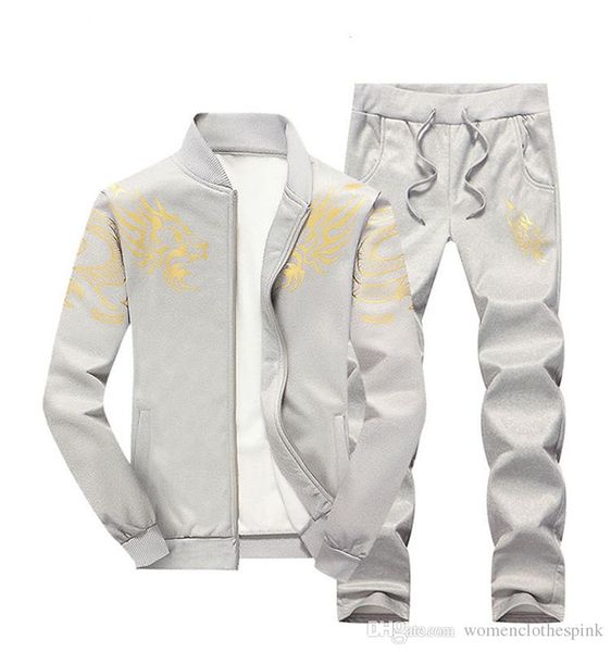 fashion printed mens 2pcs tracksuits designer pullover spring mens running suits long sleeves casual slim mens apparel, Gray
fashion printed mens 2pcs tracksuits designer pullover spring mens running suits long sleeves casual slim mens apparel, Gray