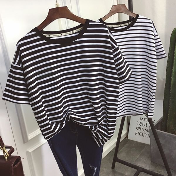 женская одежда конструктора женщин рубашки t shirt женщины лето стиль ulzzang harajuku полосатый с коротким рукавом футболки женщины повседн, White
женская одежда конструктора женщин рубашки t shirt женщины лето стиль ulzzang harajuku полосатый с коротким рукавом футболки женщины повседн, White