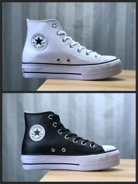 Новый All Star кожа холст туфли на платформе женская мода высокий топ Роскошные дизайнерские кроссовки повседневная Чак Белый скейтборд Chaussures
Новый All Star кожа холст туфли на платформе женская мода высокий топ Роскошные дизайнерские кроссовки повседневная Чак Белый скейтборд Chaussures