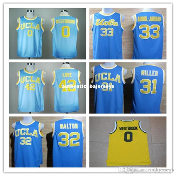 42 kevin love shirt 33 kareem abdul jabbar 0 russell westbrook reggie miller 32 bill walton ucla bruins basketball jerseys, Black;blue
42 kevin love shirt 33 kareem abdul jabbar 0 russell westbrook reggie miller 32 bill walton ucla bruins basketball jerseys, Black;blue