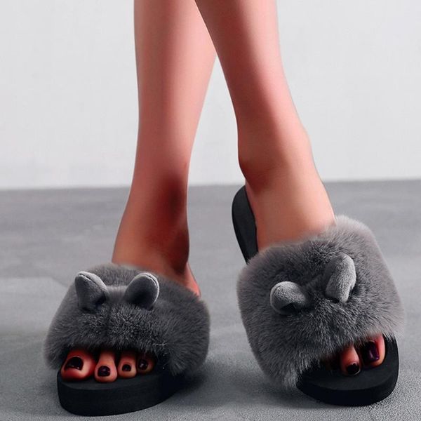 fashion woman slippers house indoor ear women slip-on open toe flat warm winter slipper shoes zapatos de mujer#l35, Black
fashion woman slippers house indoor ear women slip-on open toe flat warm winter slipper shoes zapatos de mujer#l35, Black