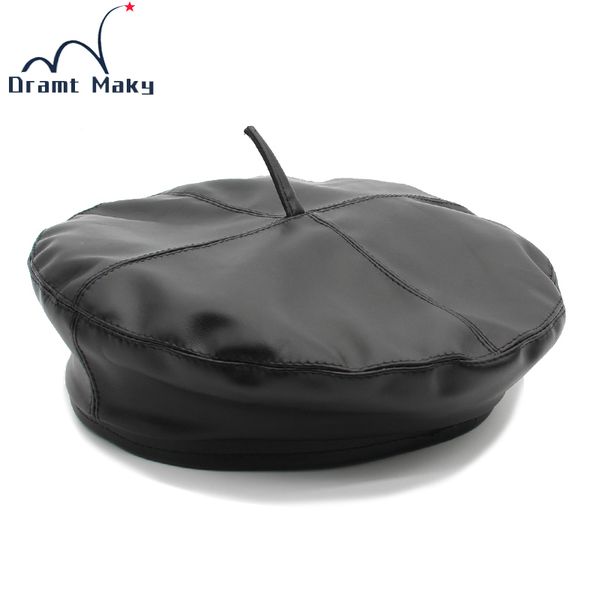 new beret cap fashion women casual pu leather beret hat for women autumn winter retro beanie caps takes a female gorro boina, Blue;gray
new beret cap fashion women casual pu leather beret hat for women autumn winter retro beanie caps takes a female gorro boina, Blue;gray
